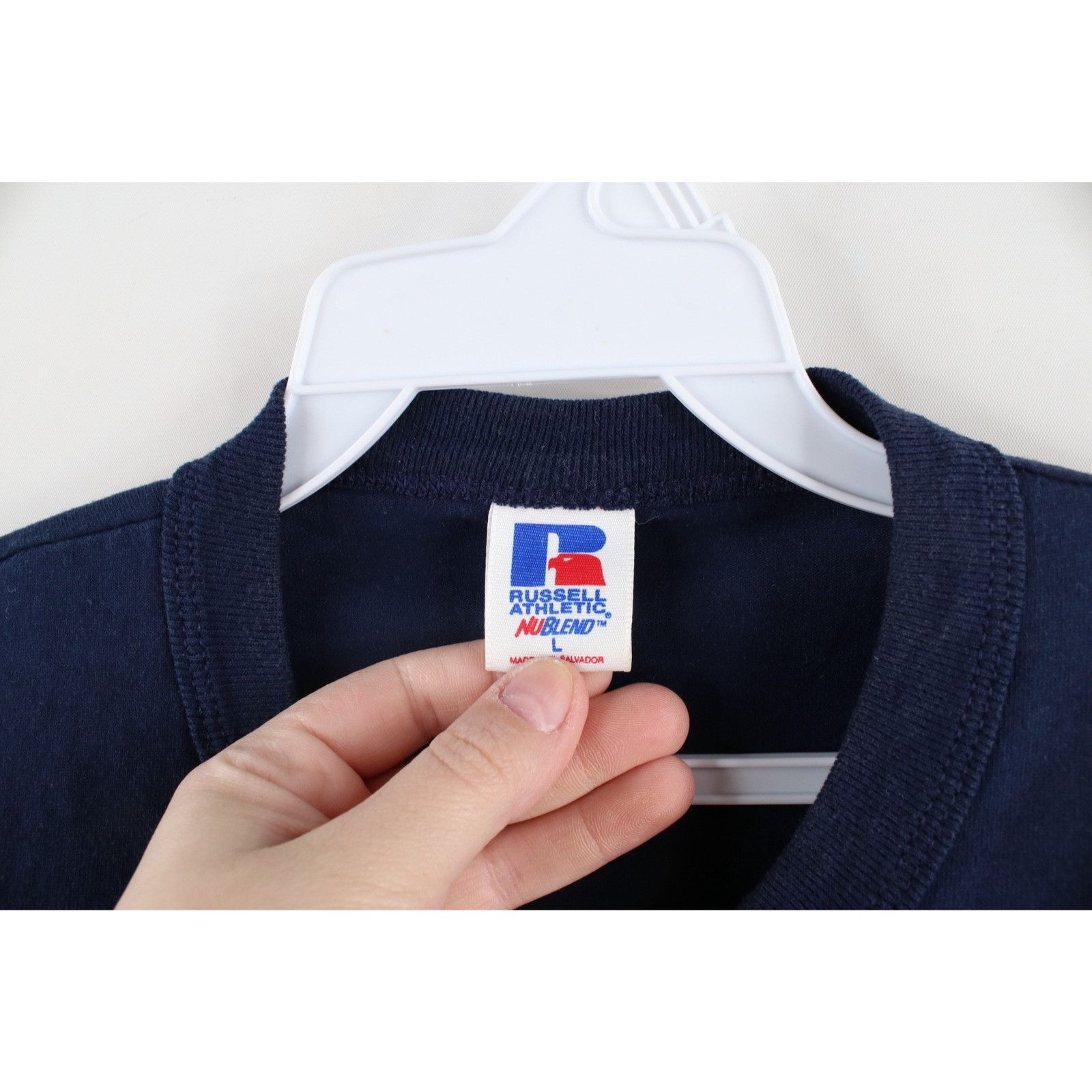 Russell Athletic × Vintage Vintage 90s Russell Athletic Detroit Tigers Henley T-Shirt Size US L / EU 52-54 / 3 - 9 Thumbnail