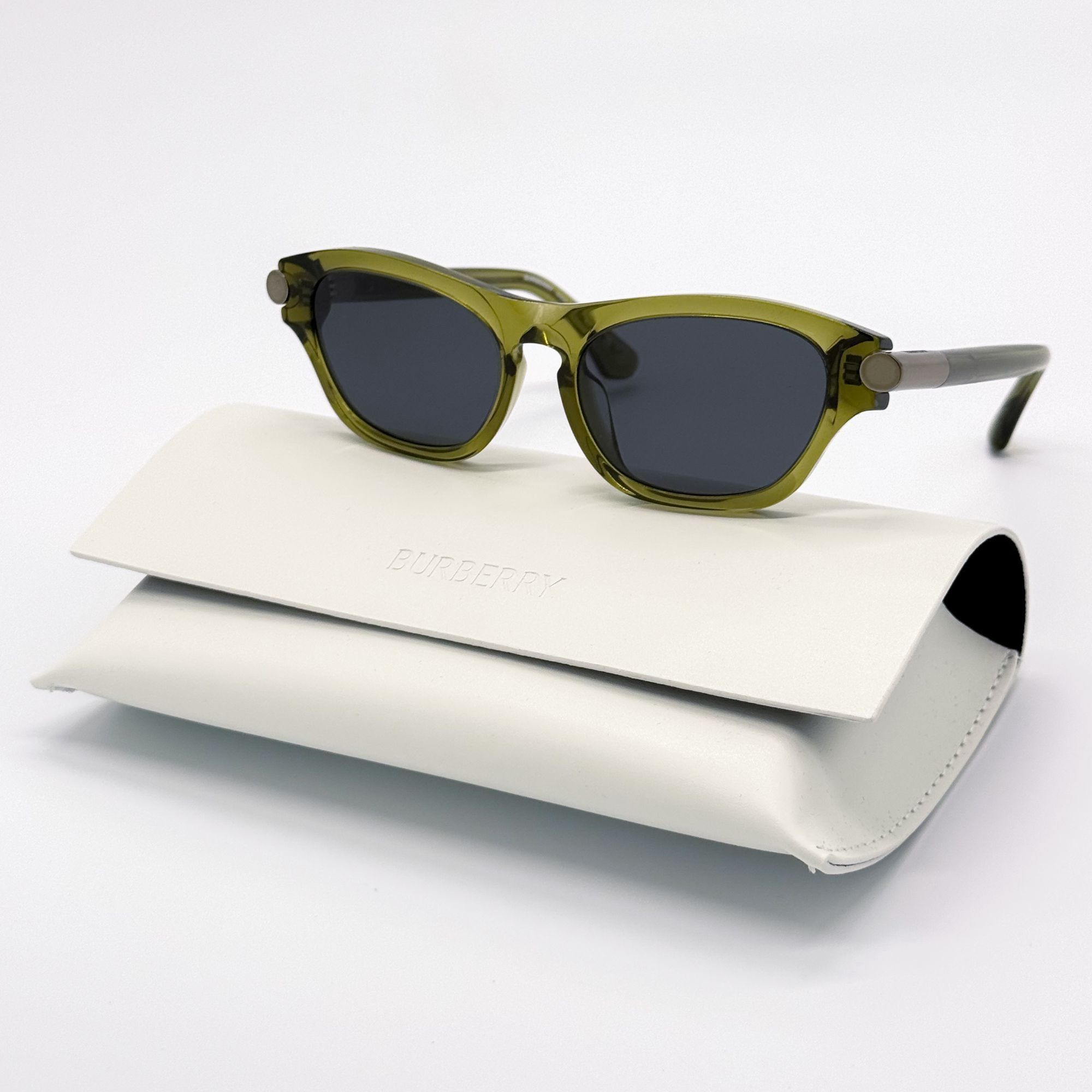Burberry NEW BURBERRY SUNGLASSES GREEN BE4430U 4118/87 BE4430U 411887 Size ONE SIZE - 1 Thumbnail
