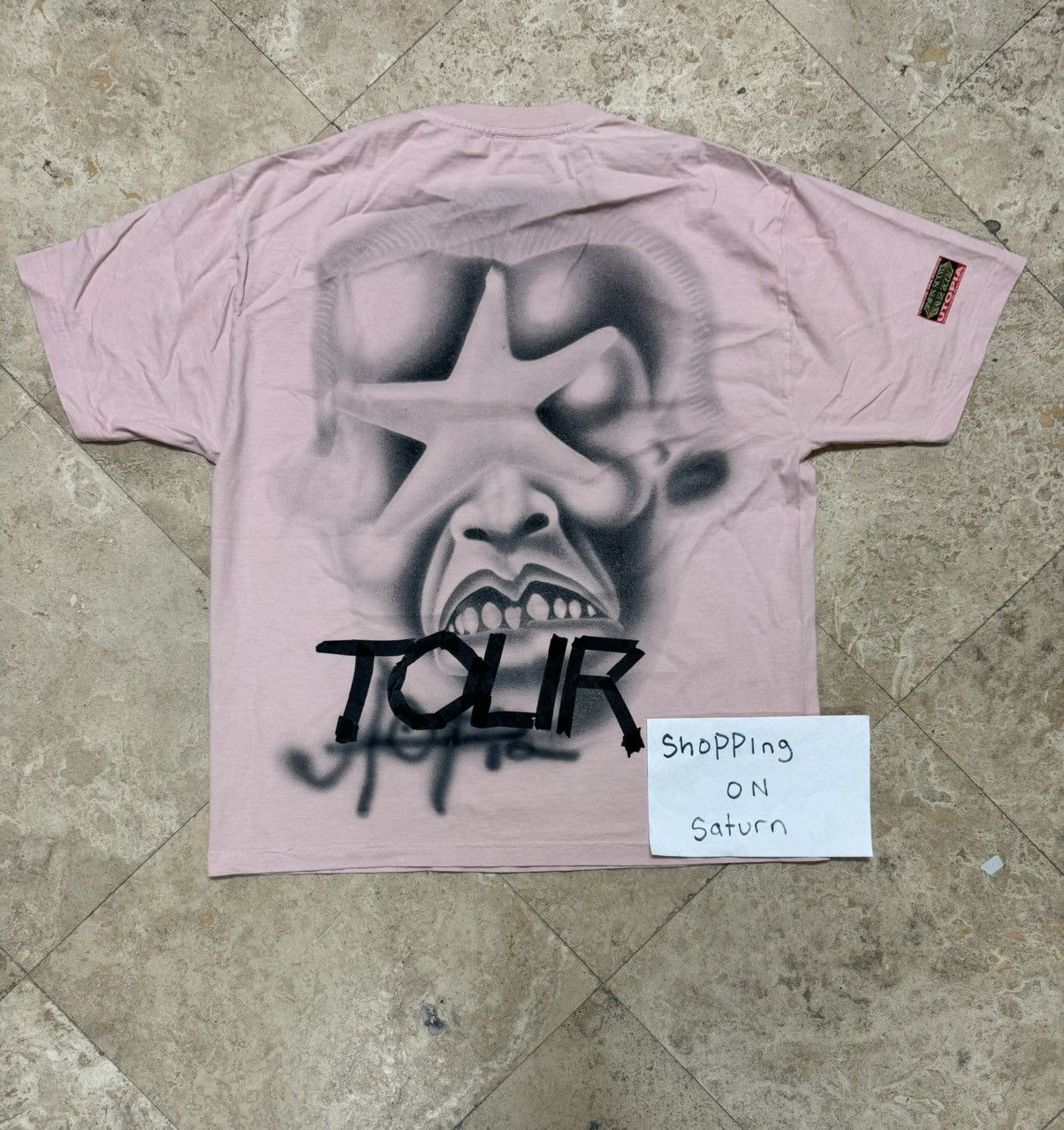Travis Scott Travis Scott Circus Maximus Front Row Pink Tee Size US XL / EU 56 / 4 - 2 Thumbnail