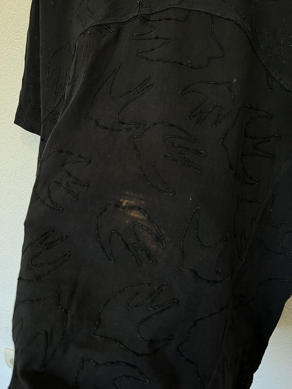 Alexander McQueen Alexander Mcqueen Black Monogrammed T Shirt Tee Mens Size US M / EU 48-50 / 2 - 5 Thumbnail