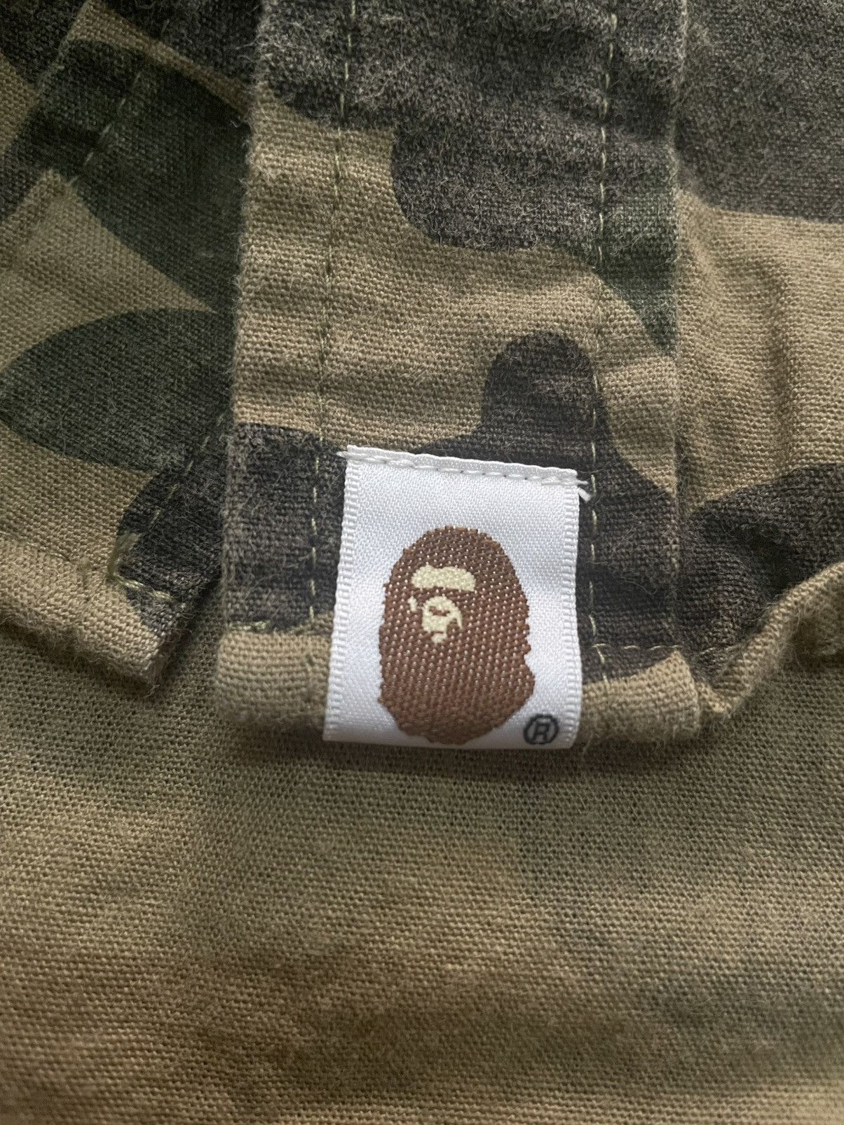 Bape Bape Shark Camouflage Ladies Button Up Shirt With Hoodie Size XS / US 0-2 / IT 36-38 - 11 Thumbnail