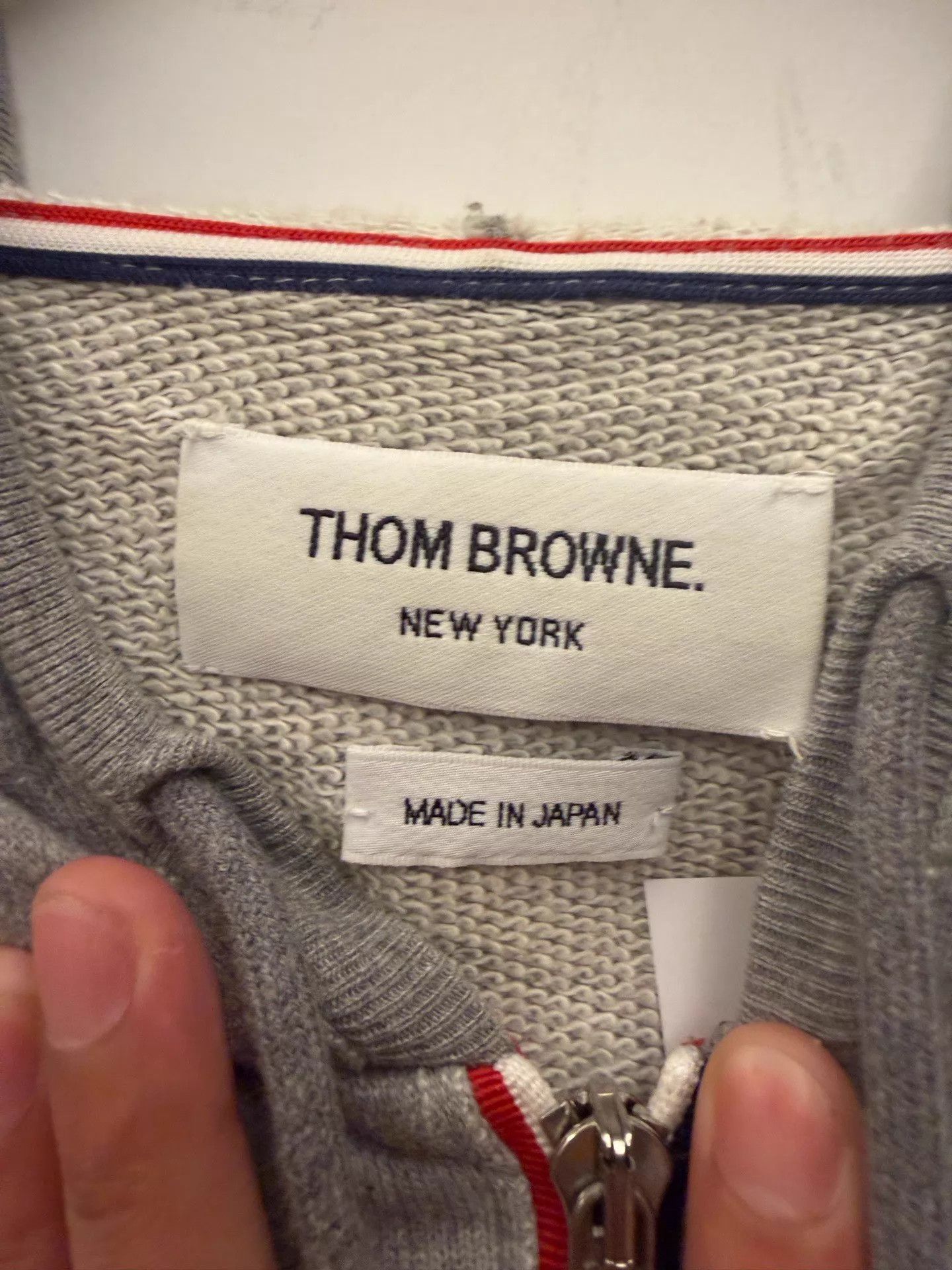 Thom Browne Thom Browne Classic 4-Stripe Zip Hoodie size 3 Mint Size L / US 10 / IT 46 - 2 Thumbnail