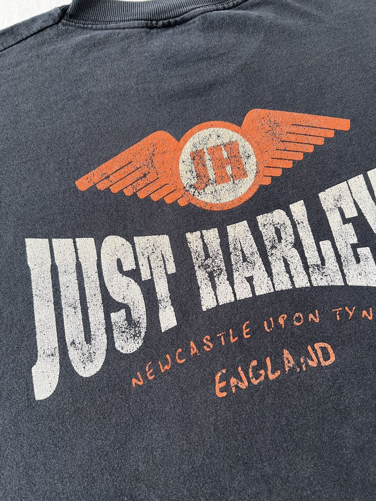 Harley Davidson Vintage 90s Harley Davidson England Black T-shirt Size US S / EU 44-46 / 1 - 10 Thumbnail