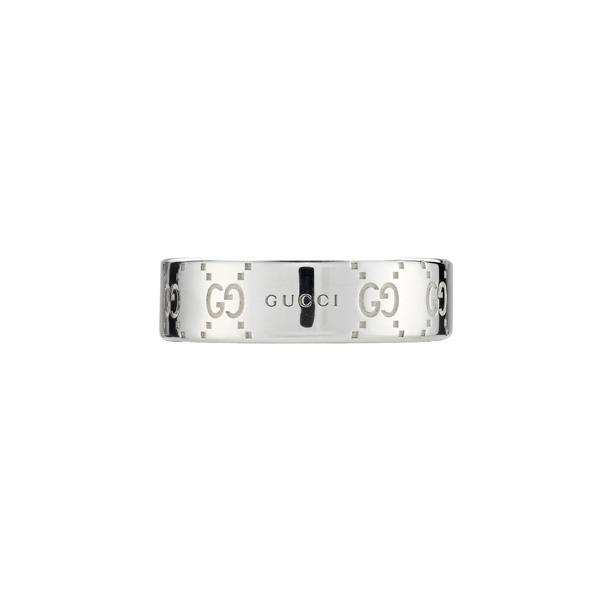 Gucci oc11z0126 Size: 19 / Unisex Gucci Signature GG Wide Ring Size ONE SIZE - 3 Thumbnail