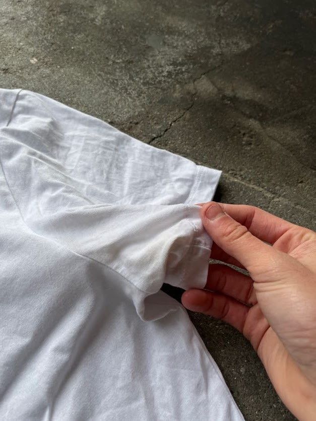 Acne Studios Acne Studios “Mysterious Stockholm Risk” AW13 white tee Size US L / EU 52-54 / 3 - 4 Thumbnail