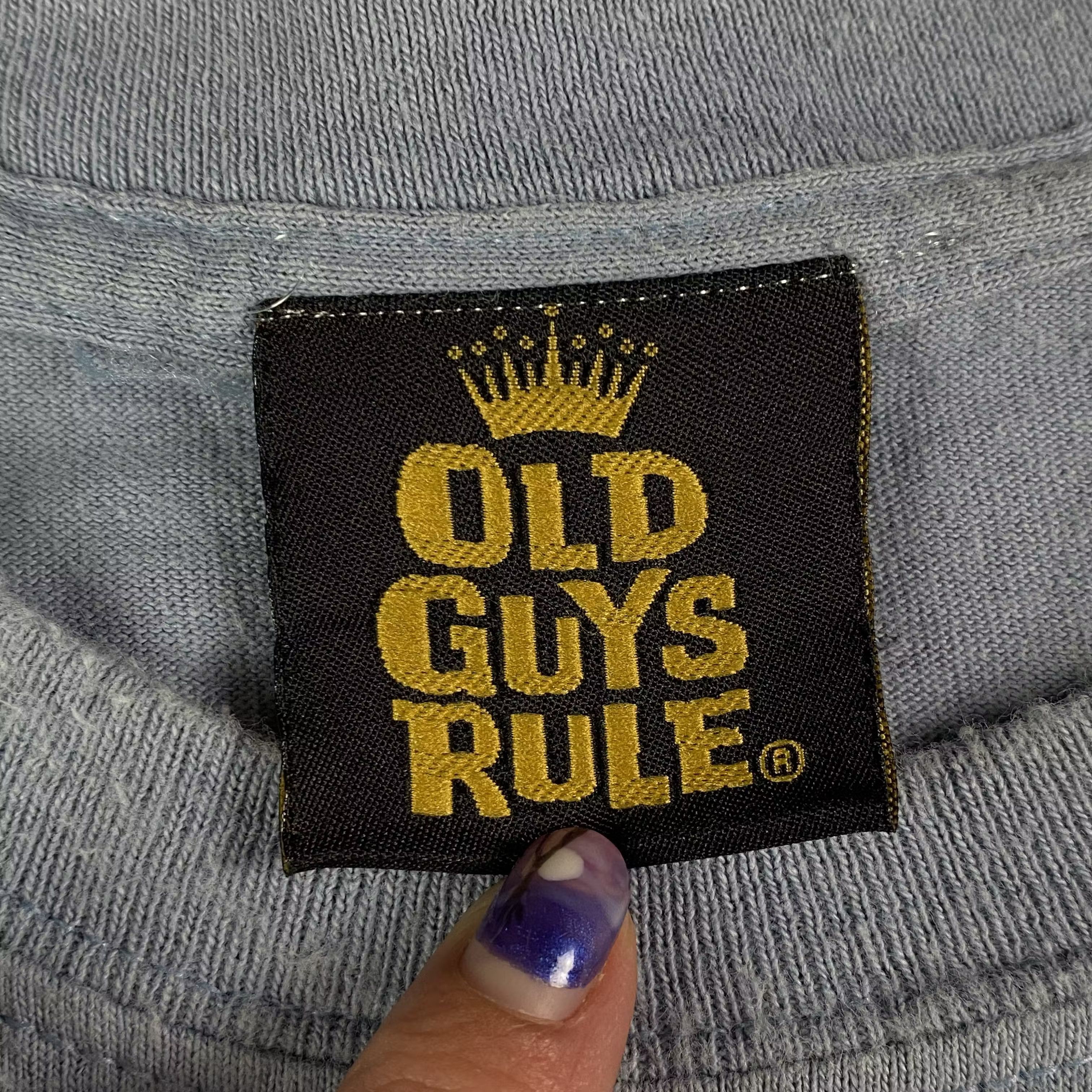 Vintage Mens Vintage T Shirt Old Guys Rule Size XXL Size US XXL / EU 58 / 5 - 4 Thumbnail