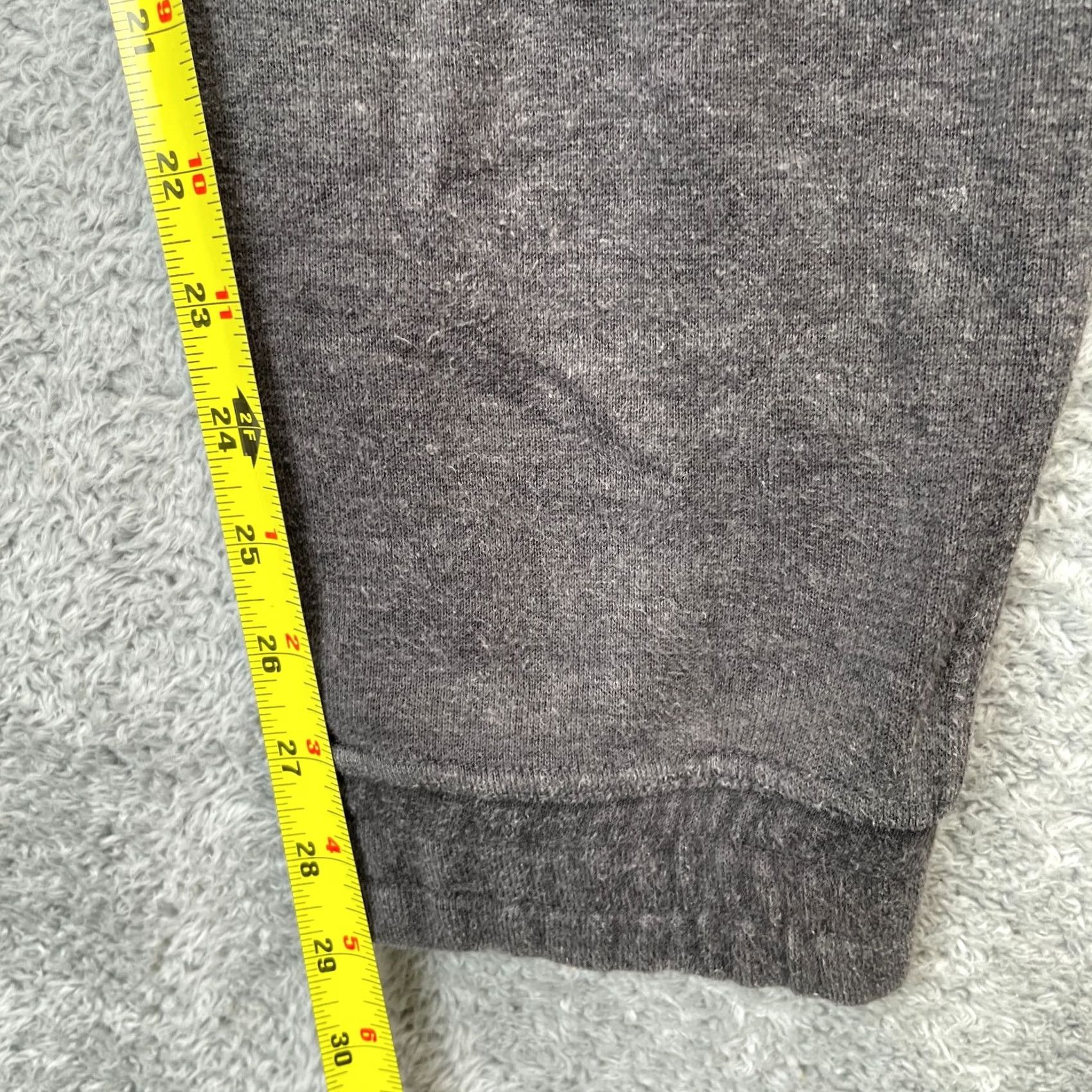 Prana prAna Sweatpants Pants Mens Small Gray Fleece Tapered Leg Drawstring Performance Activewear Casual Baggy Lounge Pants Slim Fit Size US 30 / EU 46 - 7 Thumbnail
