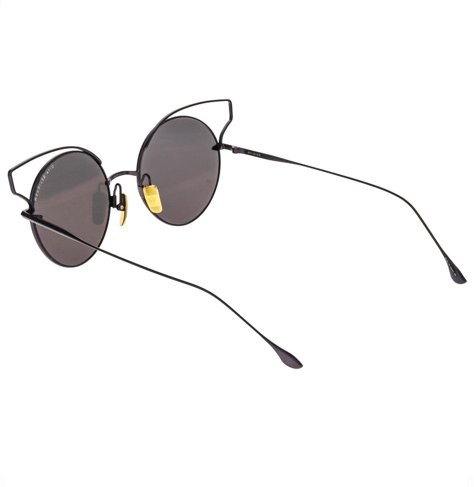 Dita DITA BELIEVER 23008 Round Lilac Purple Mirrored Sunglasses Size ONE SIZE - 4 Thumbnail