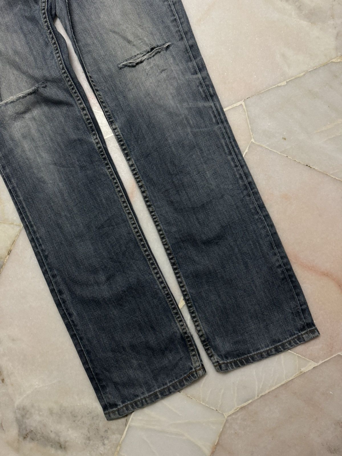 Levi's LEVI'S 511 SLIM VINTAGE Y2K GRUNGE THRASHED RARE Size US 33 - 9 Thumbnail