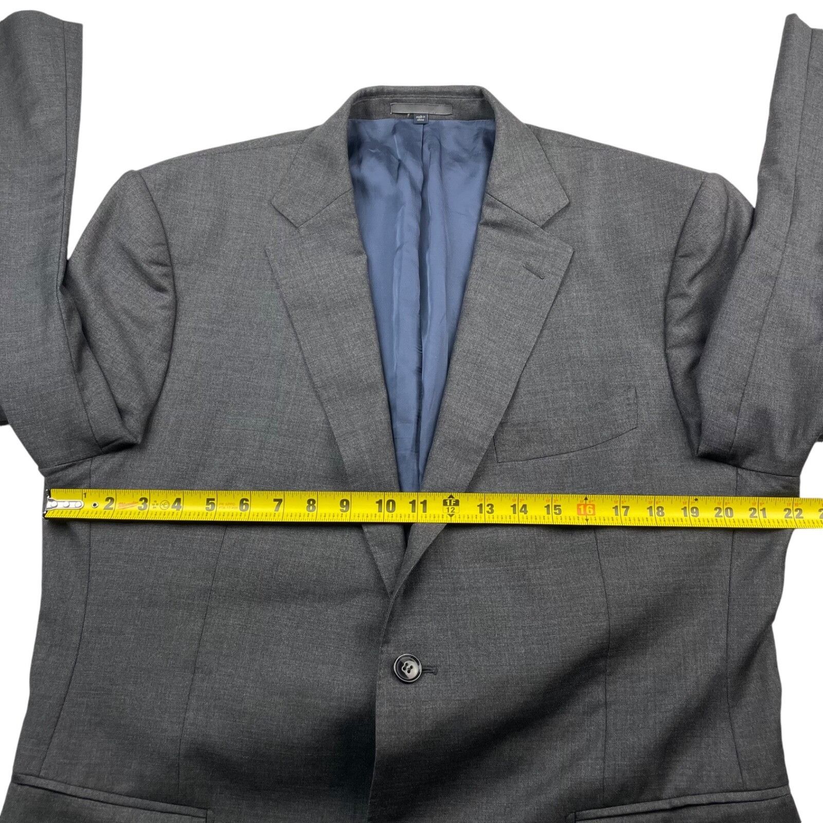 Suitsupply SuitSupply Men's Vitale Barberis Wool 2-Button Surgeons Cuff Size 46R - 7 Thumbnail