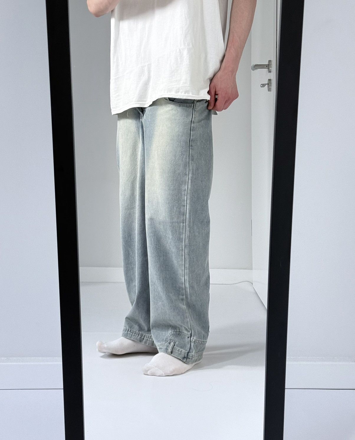 Other Vintage avantgarde Y2K streetwear opium wide jeans Size US 30 / EU 46 - 4 Thumbnail