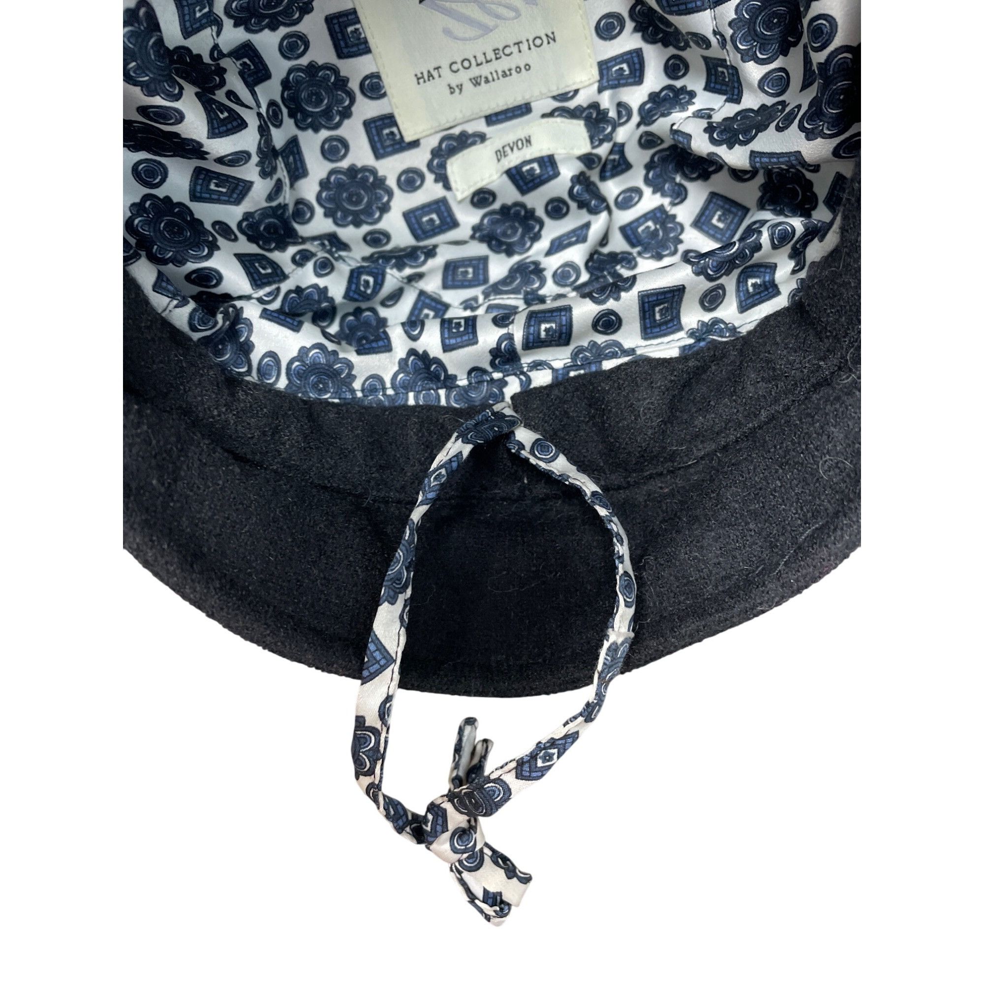 Other Wallaroo Devon Womans Black Wool Newsboy Fiddler lined cap h Size ONE SIZE - 8 Thumbnail