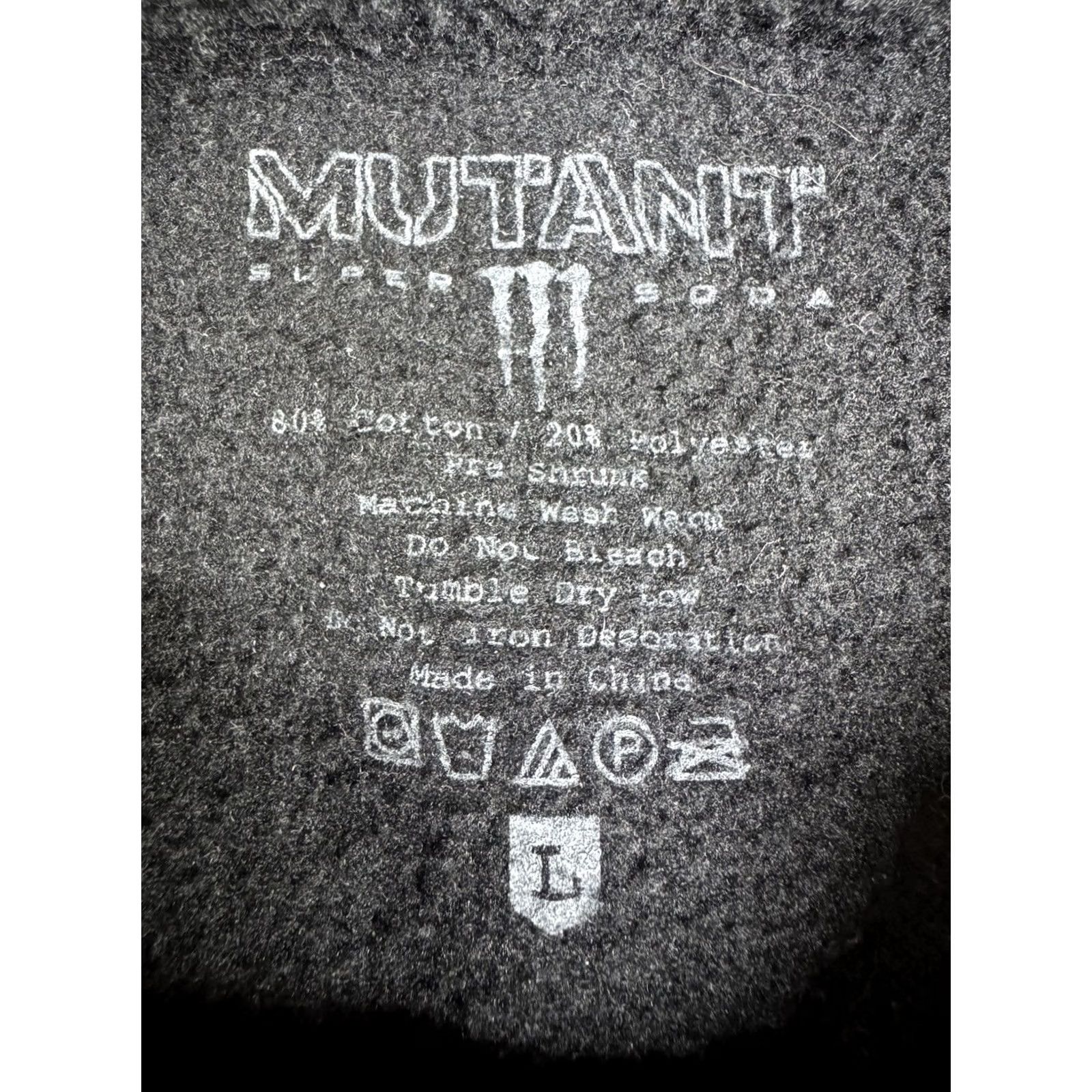 Vintage Monster Energy Mutant Sweatshirt Black Full Zip-Up Hoodie Mens Large Size US L / EU 52-54 / 3 - 2 Thumbnail