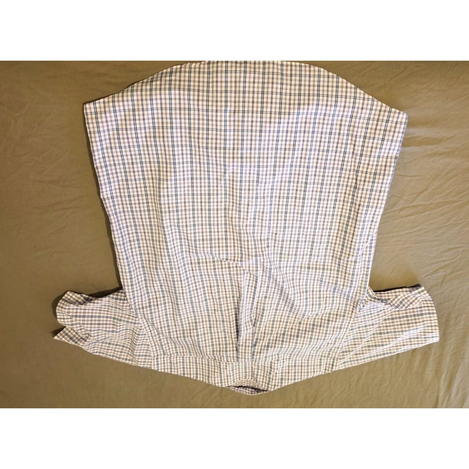 Brooks Brothers Mens Brooks Brothers Dress Shirt Large Purple Cotton Short Sleeve Size 42R - 5 Thumbnail