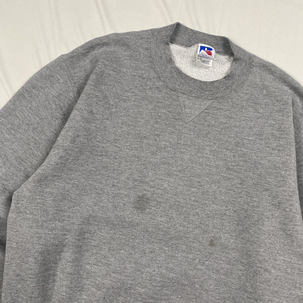 Russell Athletic Vintage 90s Russell Blank Boxy Crewneck Size US S / EU 44-46 / 1 - 3 Thumbnail