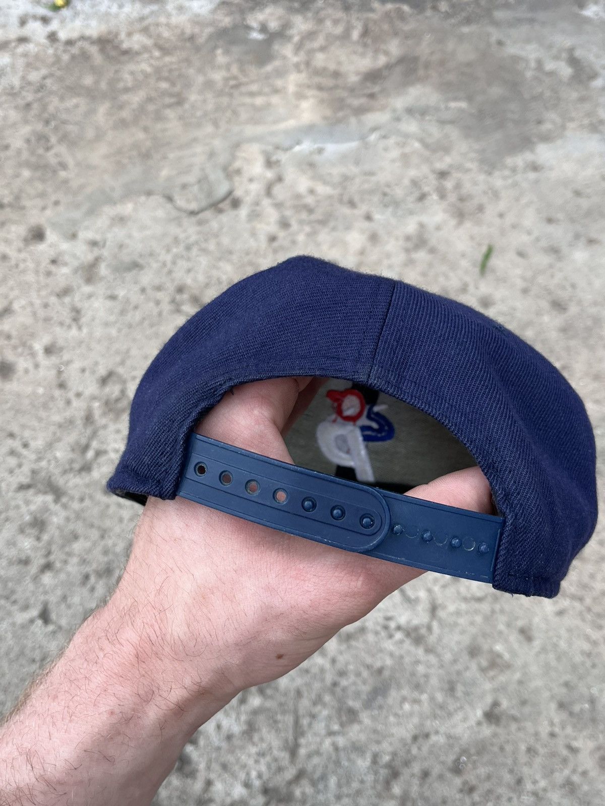 Palace Vintage Palace Skateboards Bunning Snapback Cap Navy/Tan Size ONE SIZE - 4 Thumbnail