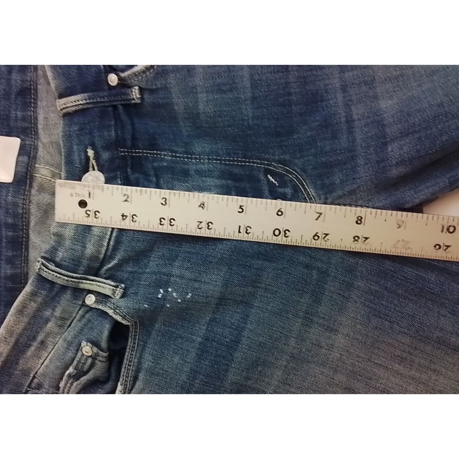 MOTHER Mother "The Looker" Ankle Jean Women's 27" Light Distressed Size 27" / US 4 / IT 40 - 15 Thumbnail