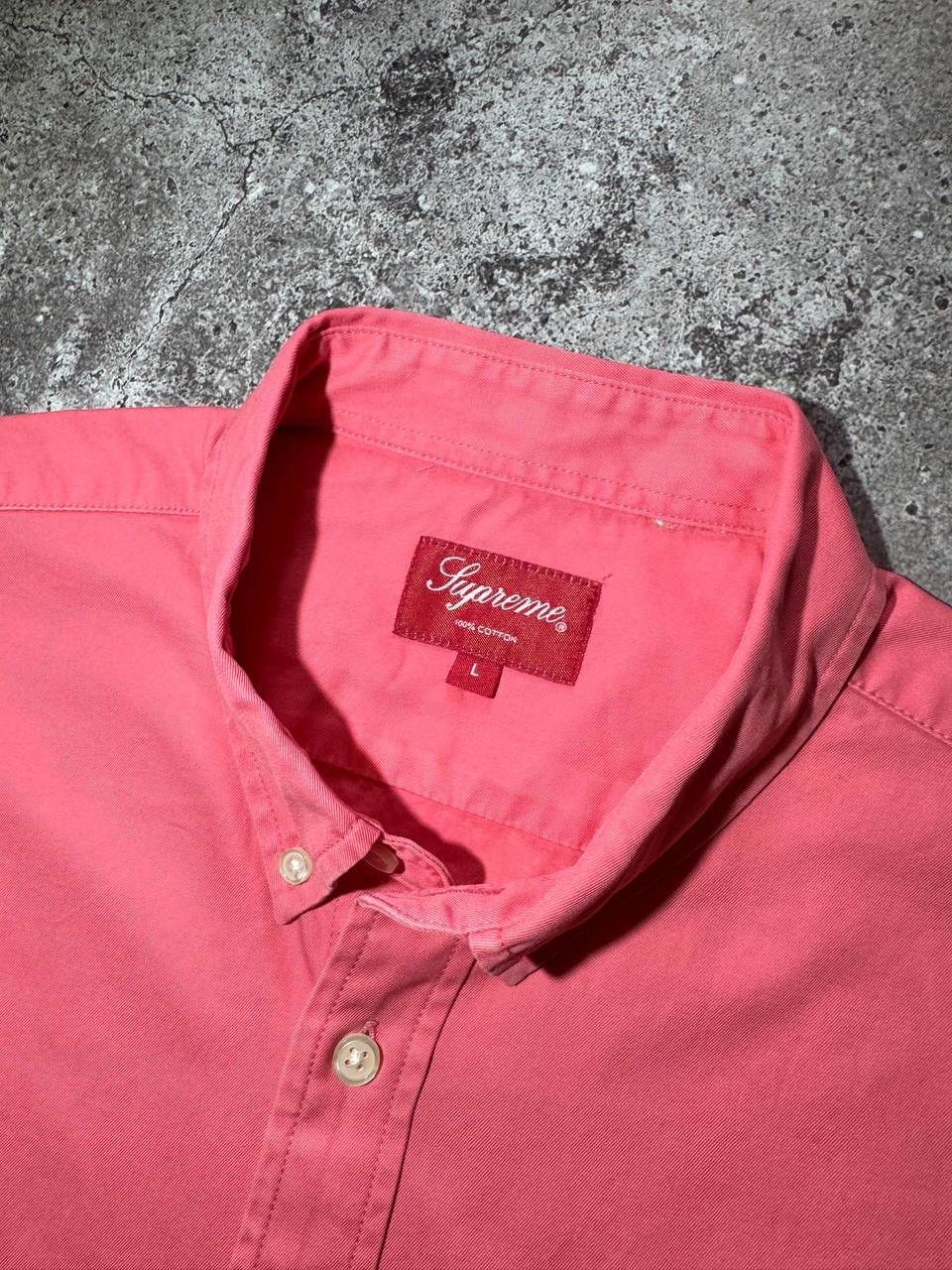 Supreme Supreme Rare Pink 100% Cotton Men's Button Up Long Sleeves Size US L / EU 52-54 / 3 - 5 Thumbnail