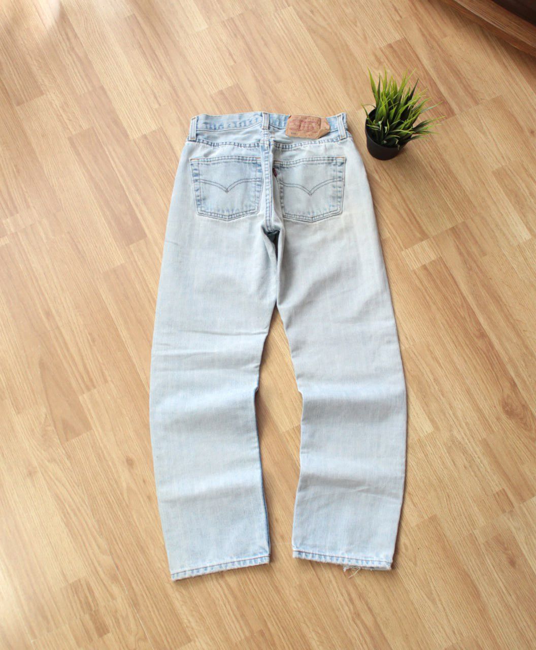 Levi's 🔥 Vintage Levis 29x30 Distressed Denim Washed Pants Jeans Size US 29 - 1 Thumbnail