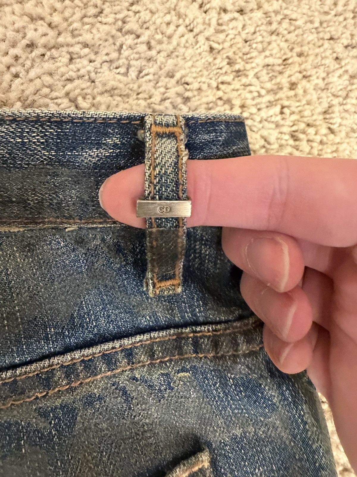 Dior AW06 Dior Homme Luster Waxed Clawmark Denim These Grey days Size US 30 / EU 46 - 6 Thumbnail