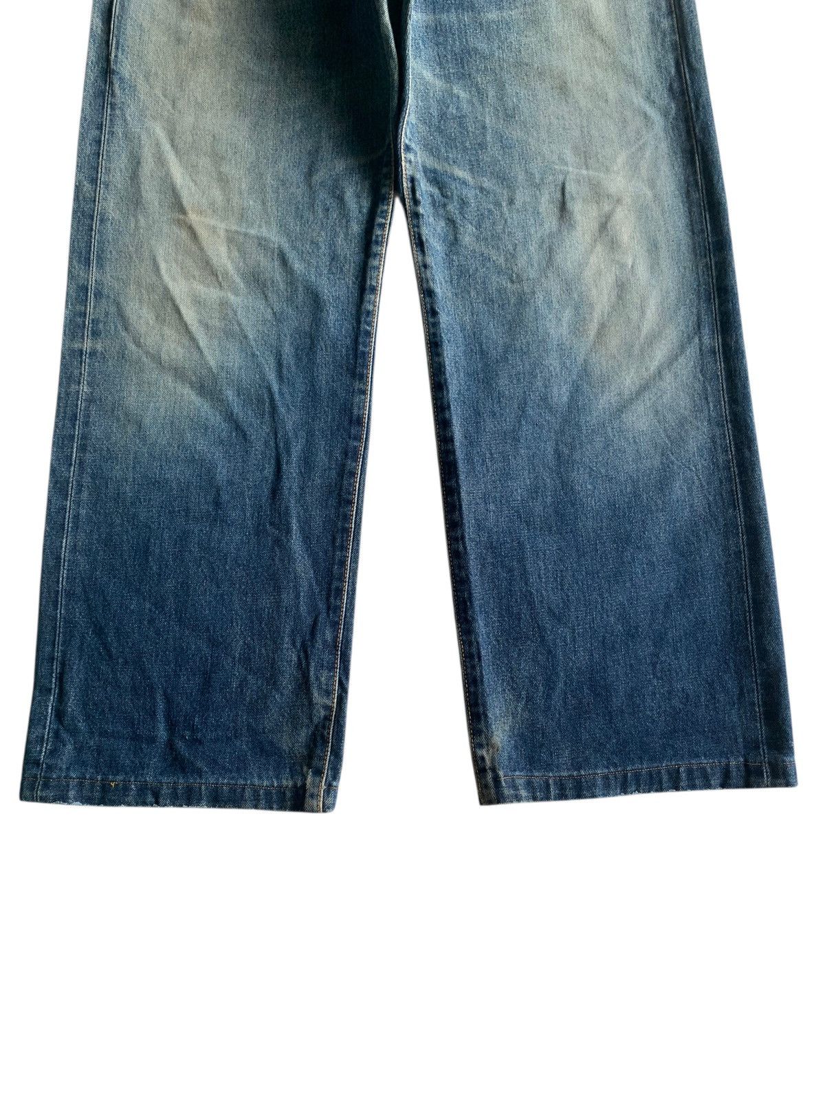 Edwin VINTAGE EDWIN 505 SELVEDGE BAGGY FADED DISTRESSED DENIM Size US 31 - 7 Thumbnail