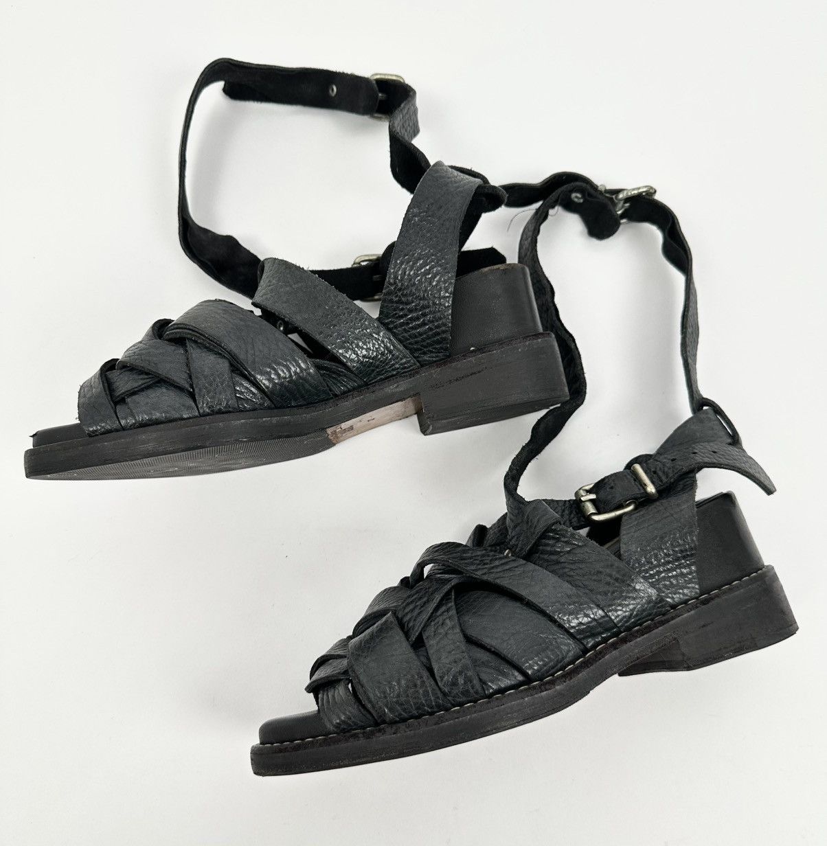 Acne Studios - Lenna Multiple Leather Strap Sandals