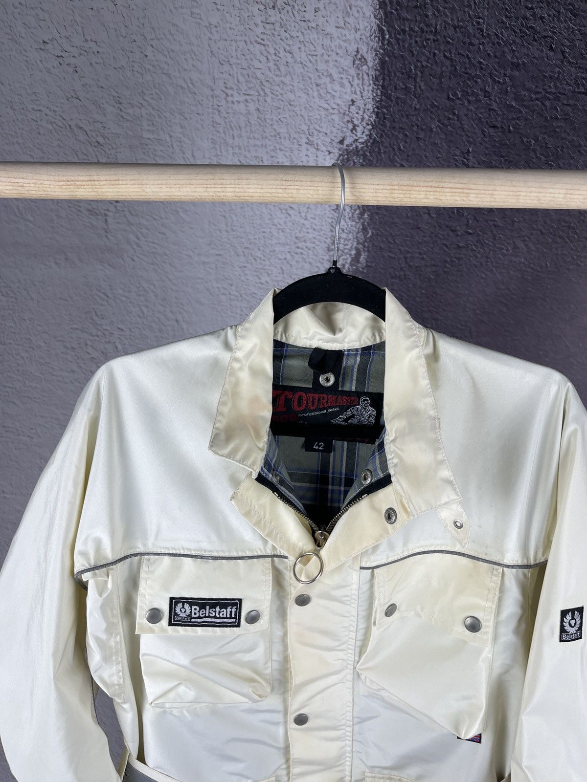 Belstaff Belstaff Tourmaster 500 Rider Belted Motorcycle Light Jacket Size US XS / EU 42 / 0 - 8 Thumbnail