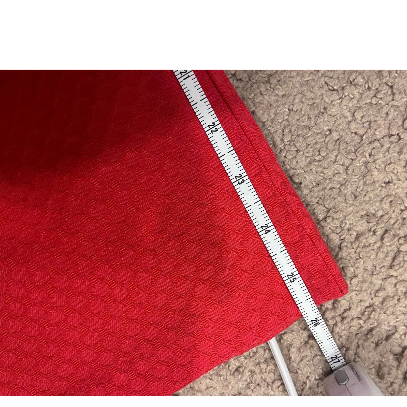 Banana Republic Women’s Red Banana Republic Work Slacks 10 Size 32" / US 10 / IT 46 - 5 Thumbnail