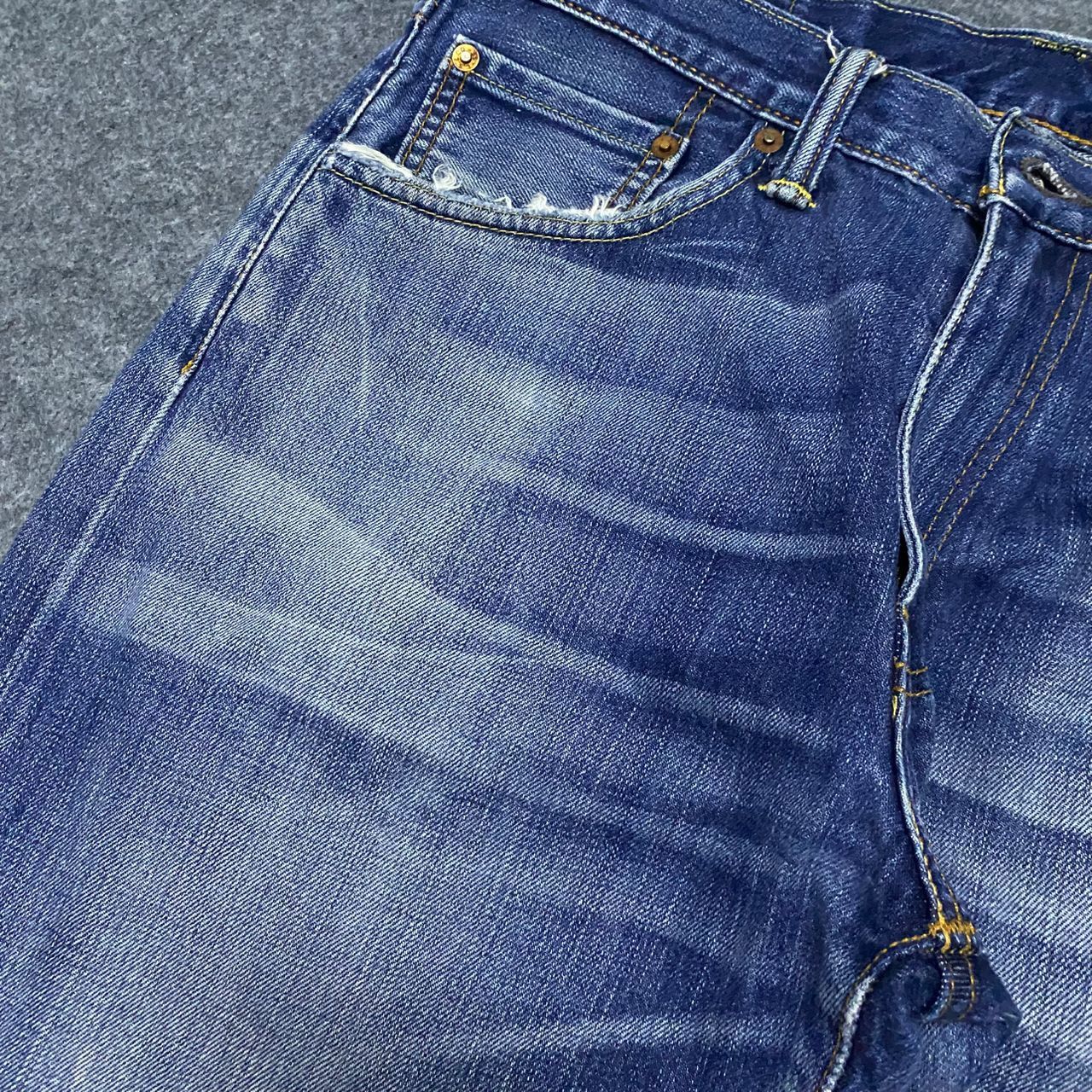 If Six Was Nine 💥Vintage Levis 503 Distressed Denim Kurt Cobain Style Size US 33 - 9 Thumbnail