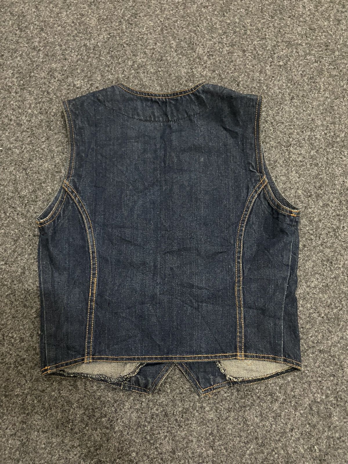 Japanese Brand × Vintage Y2K britania vintage denim vest Size S / US 4 / IT 40 - 5 Thumbnail