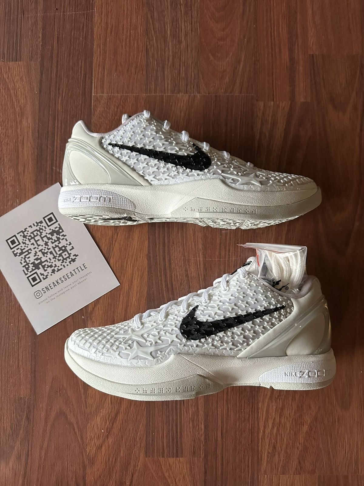 Nike Nike Kobe 6 Protro Sail All-Star Size 6.5M/8W FQ3546-100 Size US 6.5 / EU 39-40 - 1 Thumbnail