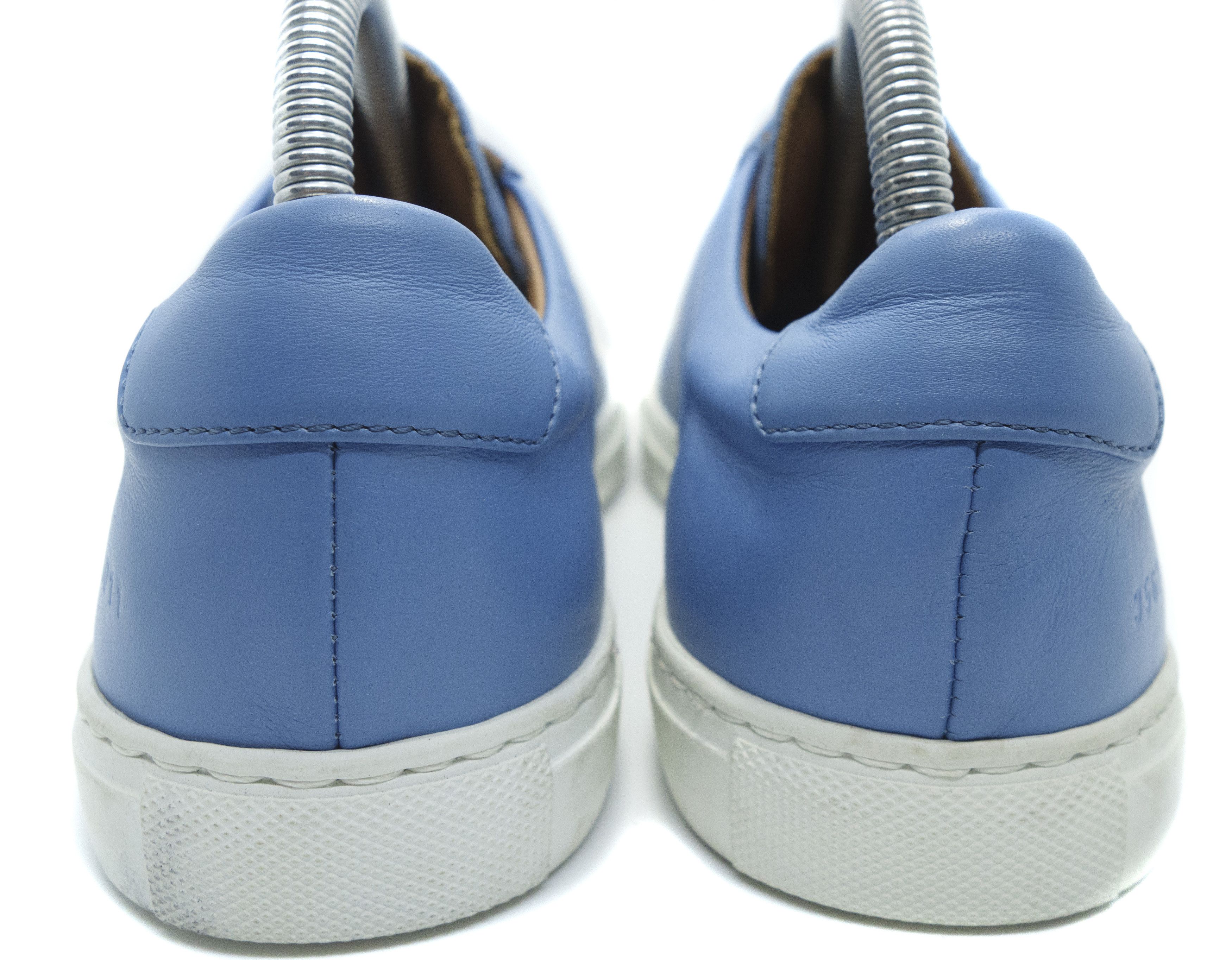Common Projects Achilles Low Leather Blue Sneakers Size US 11 / IT 41 - 3 Thumbnail