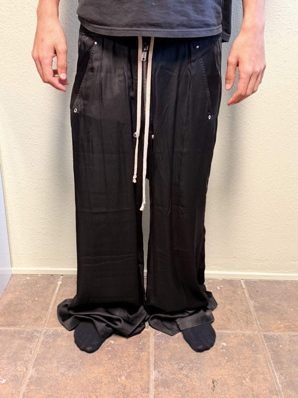 Rick Owens Rick Owens Silk Bella trousers Size US 28 / EU 44 - 1 Thumbnail