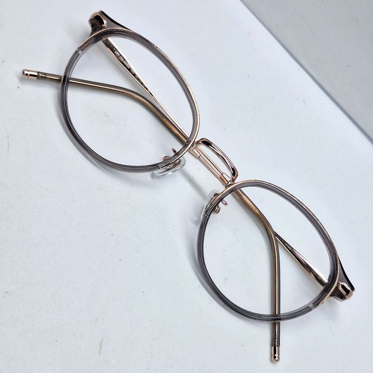 JINS JINS Classic Combi URF-19A-034 Boston Rose Gold & Grey Size ONE SIZE - 1 Thumbnail