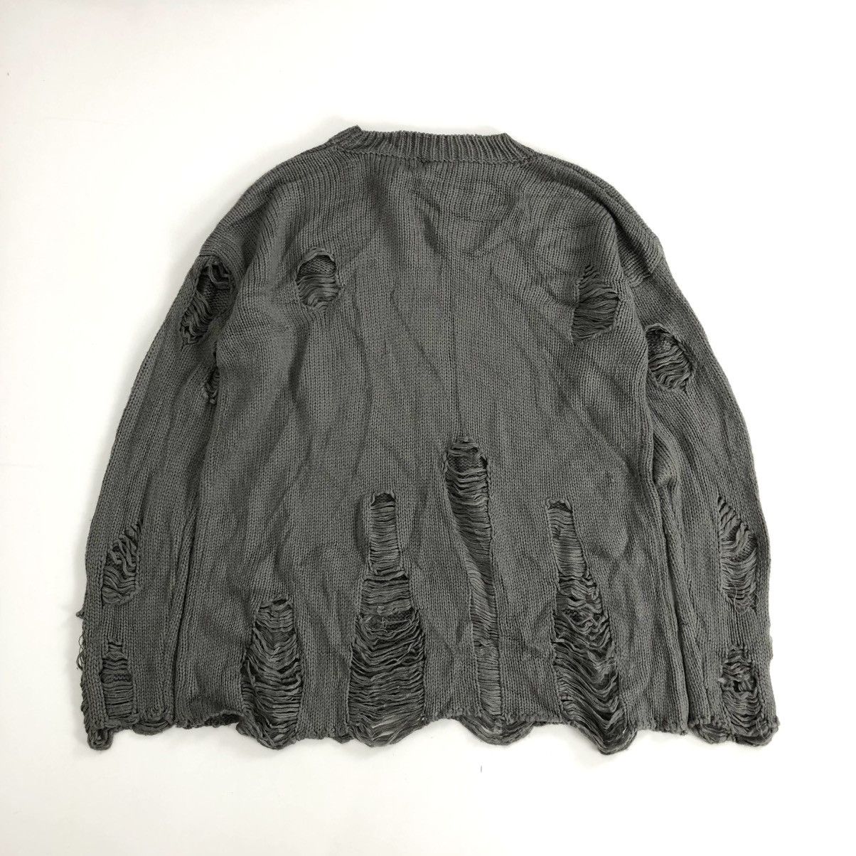 If Six Was Nine × Japanese Brand × Le Grande Bleu (L.G.B.) 2000s Tie Card Log Destroyer Grunge Lgb Punk Style Knitted Size US M / EU 48-50 / 2 - 17 Thumbnail