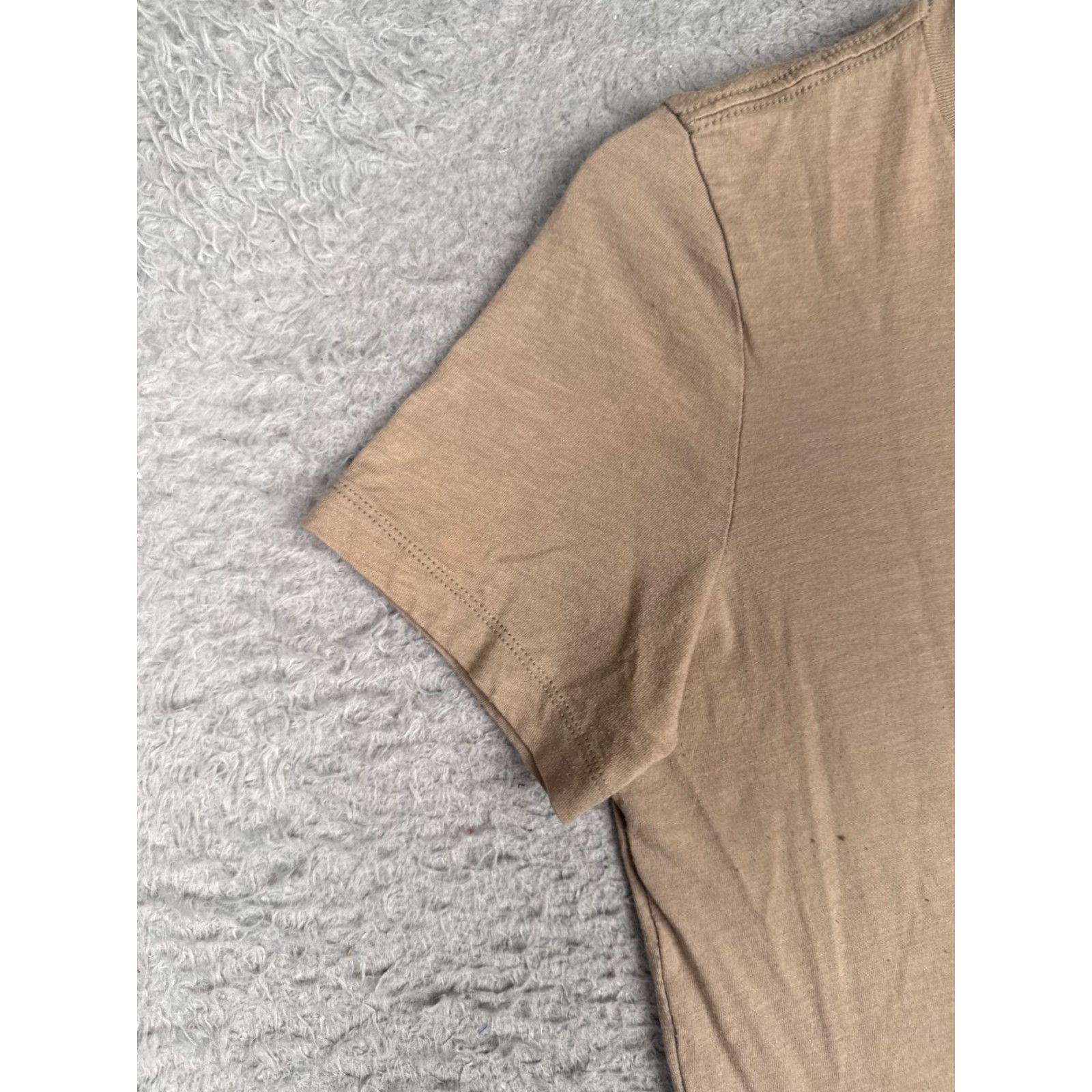 The North Face The North Face Shirt Women S Beige Short Sleeve Cotton Blend Tee Casual Readers Note: Bleach spots, holes, print cracking Size S / US 4 / IT 40 - 3 Thumbnail