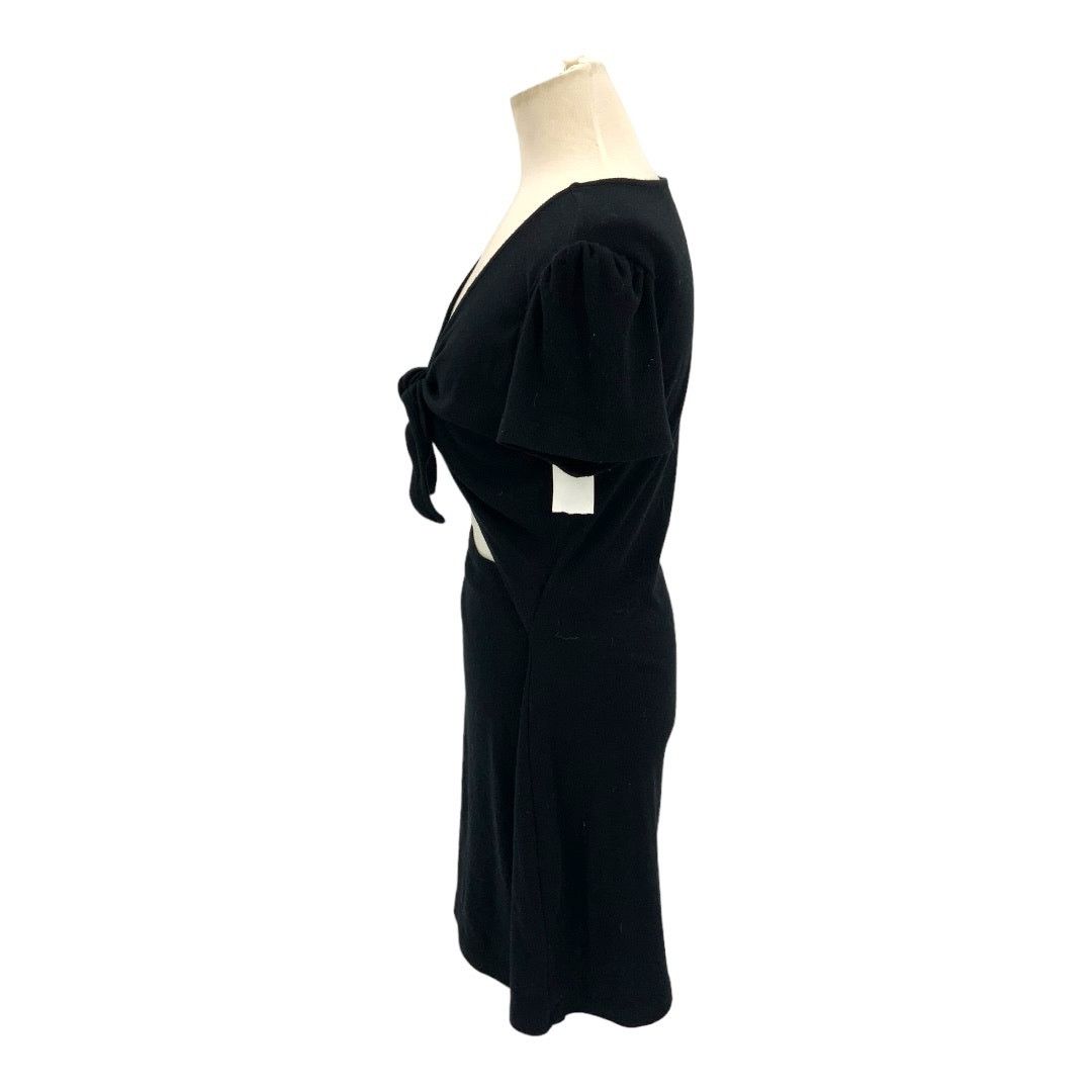 Other Abound Black Tie Front Rib Knit Dress Size XL NWOT Size XL / US 12-14 / IT 48-50 - 4 Thumbnail