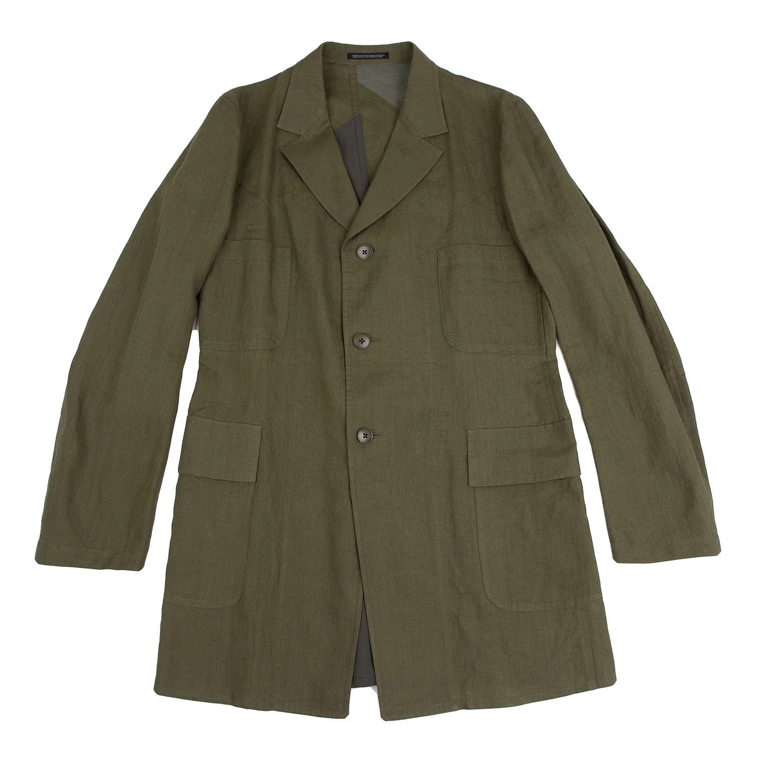 Yohji Yamamoto Yohji Yamamoto Linen Cubism Jacket Size US S / EU 44-46 / 1 - 6 Thumbnail