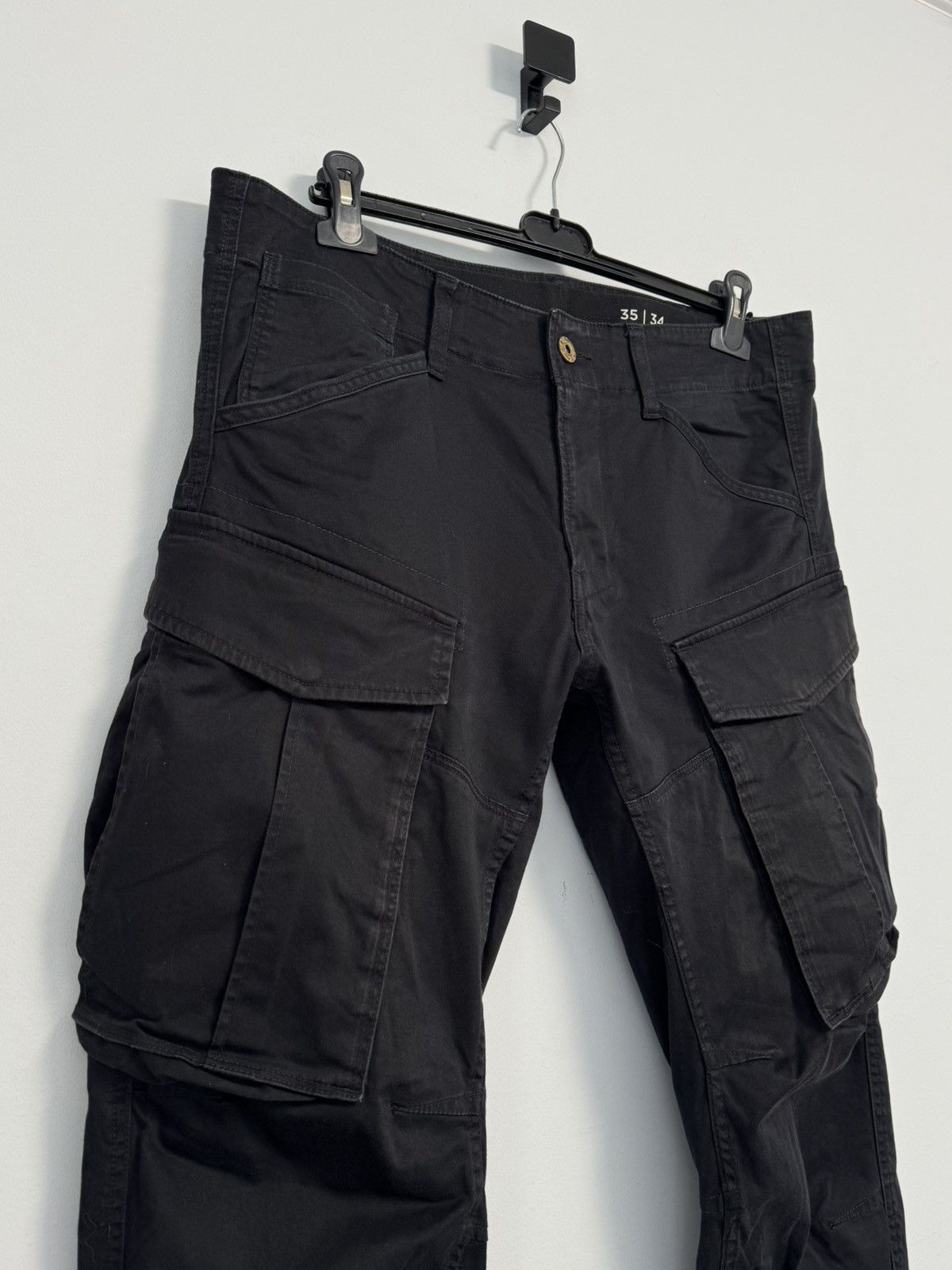G-Star G-STAR RAW Black ROVIC SLIM Multipocket Cargo Pants Size W35 Size US 35 - 9 Thumbnail