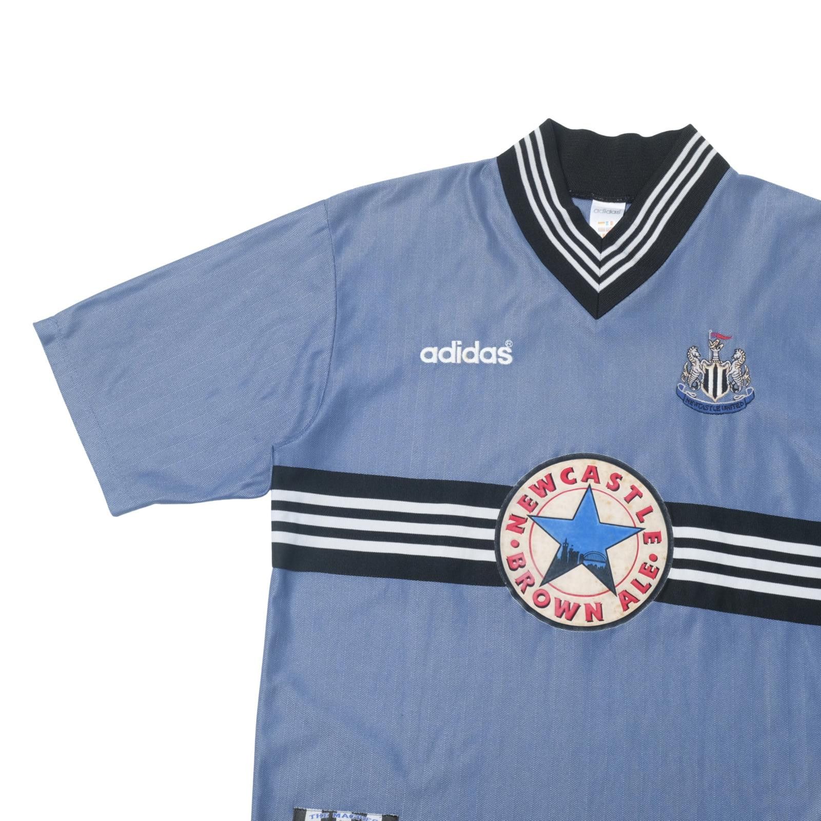 Adidas 1996/97 Newcastle United Away Shirt Adidas (L) Size US L / EU 52-54 / 3 - 3 Thumbnail