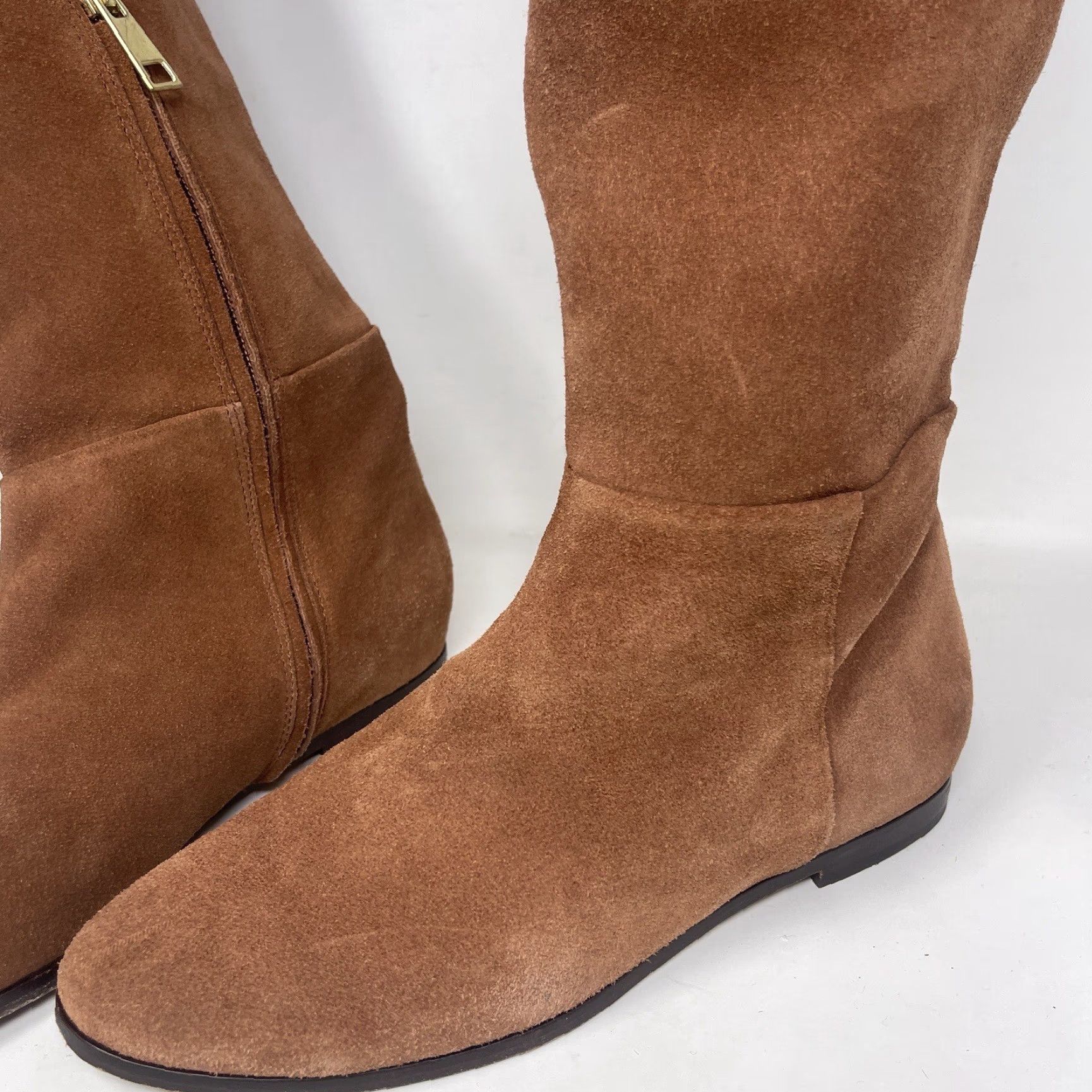 Joie VINTAGE Joie Leather Knee High Boots Womens 7 Brown 90s Cottagecore Boho Fall Spring Winter Size US 7 / IT 37 - 6 Thumbnail