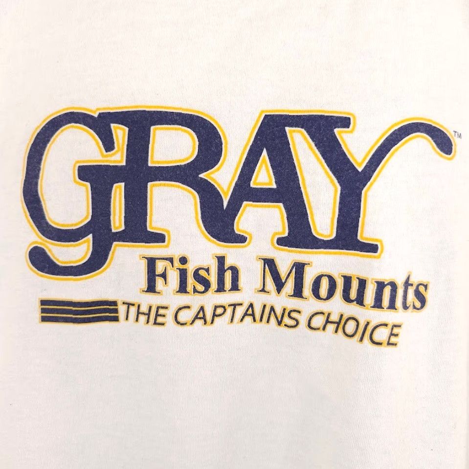 Gildan Sportfishing T Shirt Mens Size 2XL White Blue Marlin Sailfish Fish Mounts Gildan T-Shirt Size US XXL / EU 58 / 5 - 4 Thumbnail