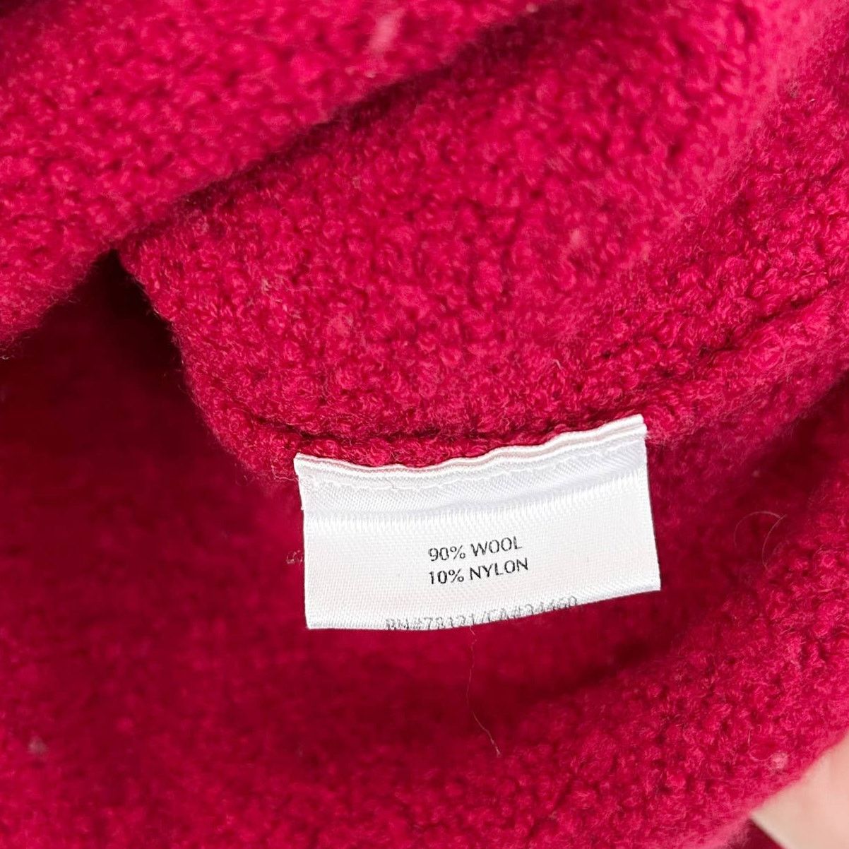 Eileen Fisher Eileen Fisher Red Wool V Neck Sweater Sz M Size M / US 6-8 / IT 42-44 - 3 Thumbnail