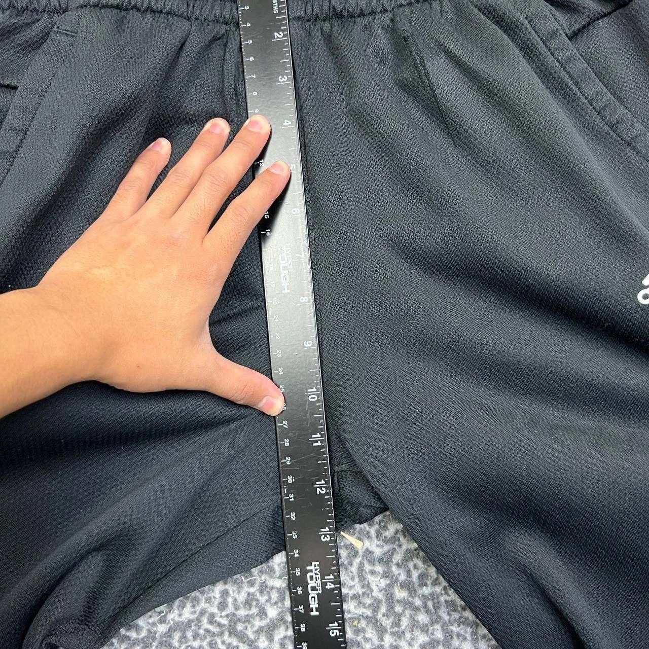 Adidas Adidas Sweatpants Men M Black Plain Drawstring Adult 28x30 Size US 28 / EU 44 - 6 Thumbnail