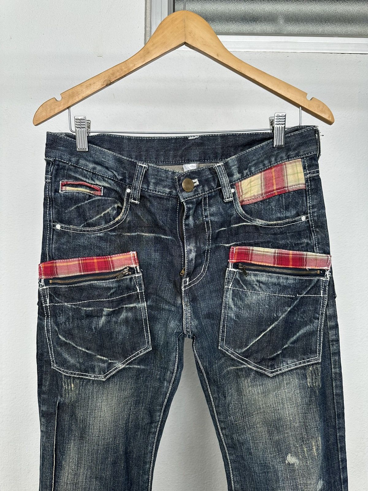 Beauty Beast 32''/42'' - 2000's Up Start Japan 6 pocket jeans Size US 32 / EU 48 - 15 Thumbnail