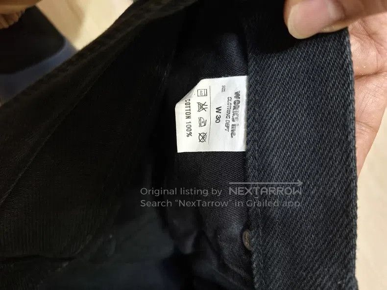 Iron Heart Iron Heart Black heavyweight 21oz slightly flared heavywei Size US 30 / EU 46 - 4 Thumbnail