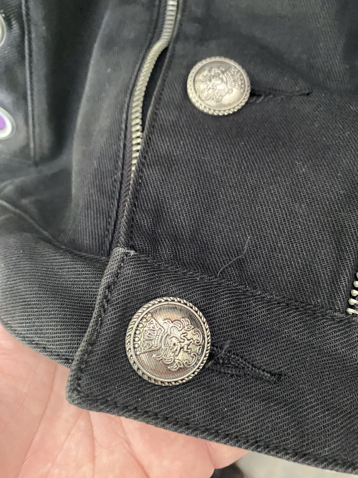 Japanese Brand ALGONQUINS Japan punk and gothic “0” ring Zipper Jacket Size S / US 4 / IT 40 - 9 Thumbnail