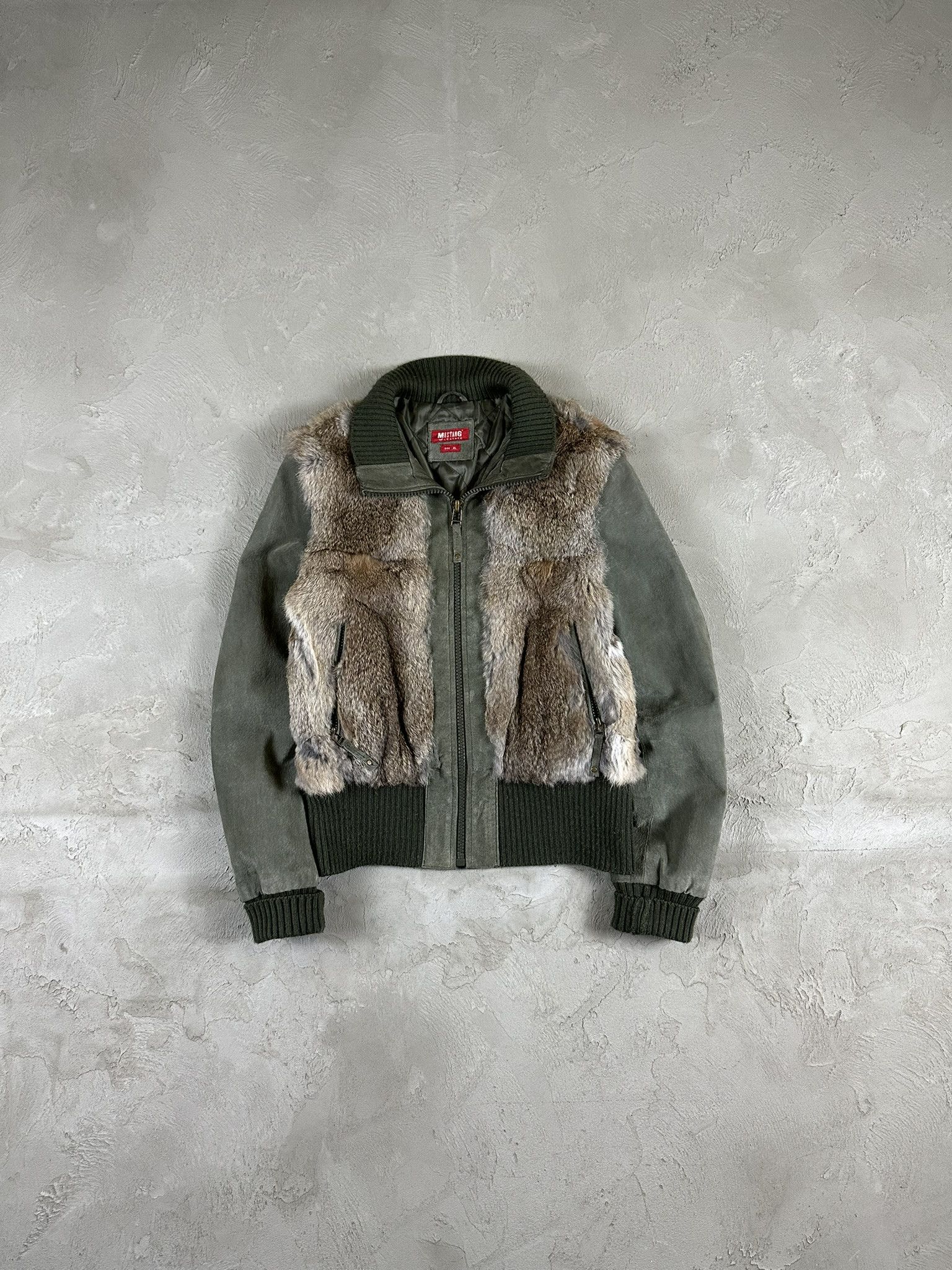 Avant Garde × Mink Fur Coat × Vintage Vintage Y2k Real Fur Leather 