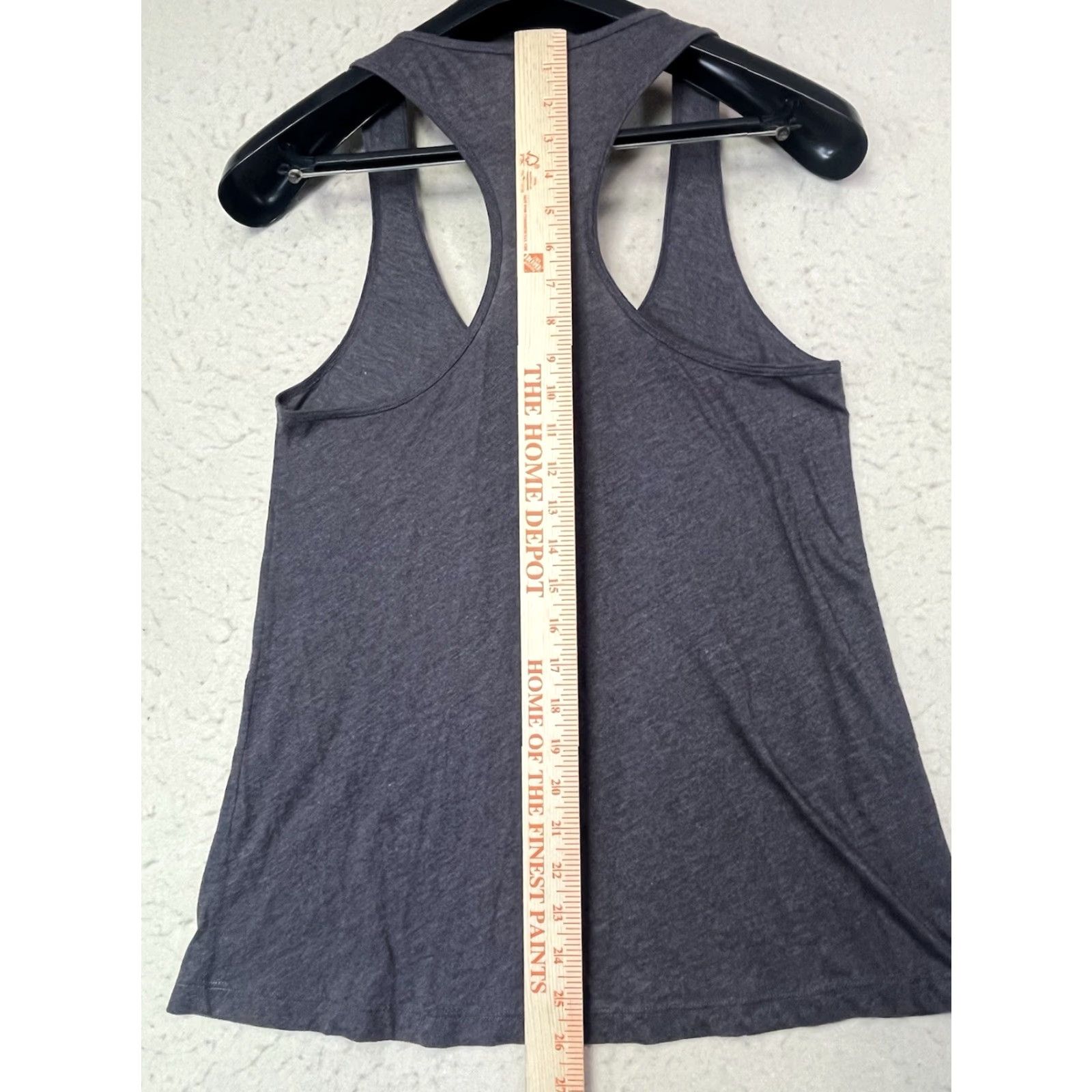 Vintage VINTAGE Victorias Secret PINK Razor Back Tank Top Gray Medium Women Patriotic Razor back Tank top Size M / US 6-8 / IT 42-44 - 4 Thumbnail