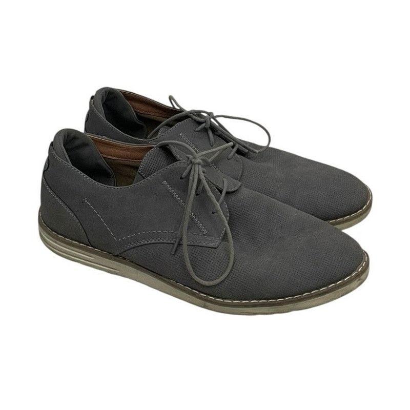 Madden NYC Madden Mens M-Caspon Grey Lace Up Oxford Sneakers Size US 13 / EU 46 - 2 Thumbnail